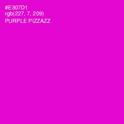 #E307D1 - Purple Pizzazz Color Image